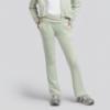 Picture of Juicy Couture Girls Diamante Logo Fold Over Velour Joggers - Frosty Green