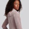 Picture of Juicy Couture Girls  Zip Through Diamante Velour Hoodie - Purple Dove