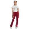 Picture of Juicy Couture Girls Slogan Tee With Ruched Sides - Vintage Heather Marl
