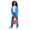 Picture of Juicy Couture Girls Cord Panel Diamante Velour Hoodie & Pants Set X 2 - Regatta Blue