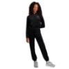 Picture of Juicy Couture Girls Zip Through Velour Hoodie & Jogger Set X 2 - Jet Black