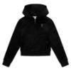 Picture of Juicy Couture Girls Zip Through Velour Hoodie & Jogger Set X 2 - Jet Black