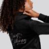 Picture of Juicy Couture Girls Zip Through Velour Hoodie & Jogger Set X 2 - Jet Black