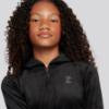Picture of Juicy Couture Girls Zip Through Velour Hoodie & Jogger Set X 2 - Jet Black