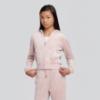 Picture of Juicy Couture Girls Zip Through Velour Hoodie & Jogger Set X 2 - Burnished Lilac