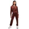 Picture of Juicy Couture Girls Zip Through Velour Hoodie & Jogger Set X 2 - Bitter Chocolate