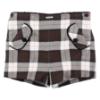 Picture of Foque Boys Horses Sweater  & Check Shorts Set X 2 - Brown Beige Black