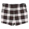 Picture of Foque Boys Horses Sweater  & Check Shorts Set X 2 - Brown Beige Black