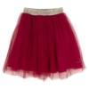 Picture of Lili Gaufrette Girls Bike Top & Polka Tulle Skirt Set X 2 - Ivory Burgundy