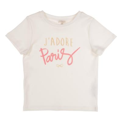 Picture of Lili Gaufrette Girls Paris Top & Fine Pleat Skirt Set X 2 - Ivory Pink