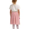 Picture of Lili Gaufrette Girls Paris Top & Fine Pleat Skirt Set X 2 - Ivory Pink