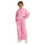 Picture of Lili Gaufrette Girls Wide Pants Tracksuit Set X 2 - Pink
