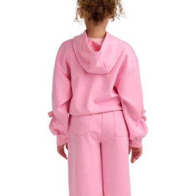 Picture of Lili Gaufrette Girls Wide Pants Tracksuit Set X 2 - Pink