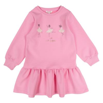 Picture of Lili Gaufrette Girls Drop Waist Ballerina Dress - Pink