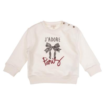 Picture of Lili Gaufrette Toddler Girls J'Adore Sweater & Polka Tulle Skirt Set X 2 - Ivory Burgundy