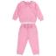 Picture of Lili Gaufrette Toddler Girls Bow Collar Sweater & Jogging Bottoms Set X 2 - Pink