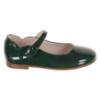 Picture of Panache Girls Scallop Pump - Dark Green Patent