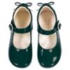 Picture of Panache Baby Girls High Back Bow Shoe - Dark Green Patent