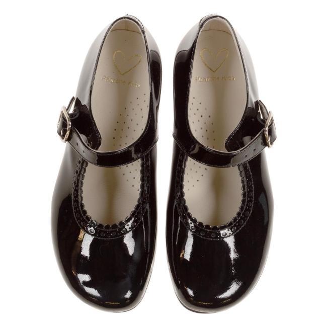 Picture of Panache Girls Mary Jane Shoe - Black Patent