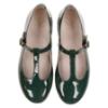 Picture of Panache Girls T Bar Pump - Dark Green Patent
