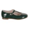 Picture of Panache Girls T Bar Pump - Dark Green Patent