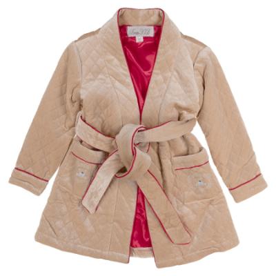 Picture of Beau KiD Girls Pyjamas & Dressing Gown Set X 3 - Gold