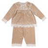 Picture of Beau KiD Girls Pyjamas & Dressing Gown Set X 3 - Gold