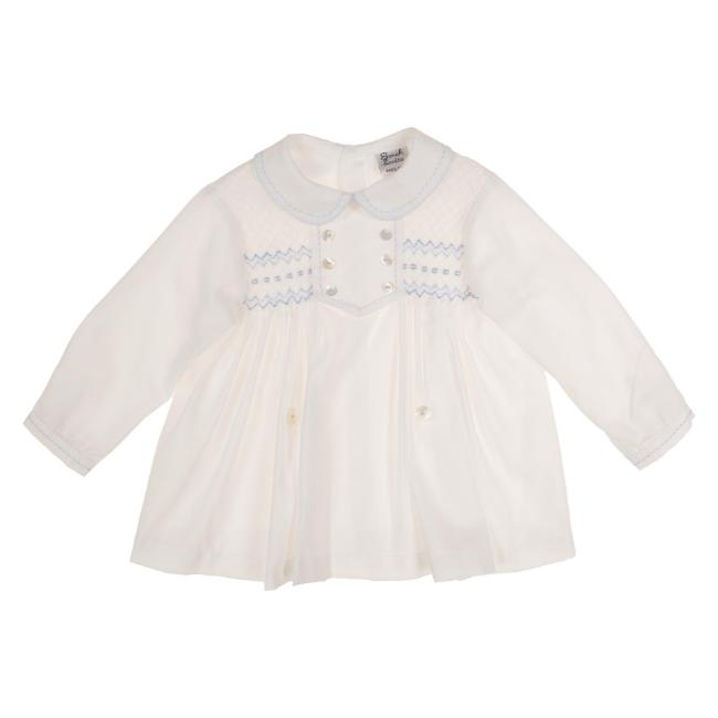 SARAH LOUISE  BOYS SMOCKED RED SET main image 1