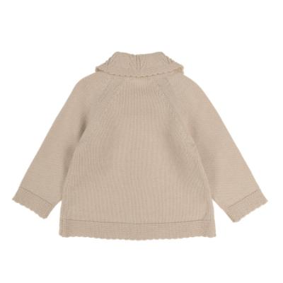 Picture of Rigola Girls Little Deer Winter Knit Longer Cardigan/Jacket - Beige