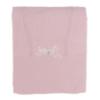 Picture of Rigola Baby Girls Little Blossom Raised Knit Organic Cotton Shawl - Pink