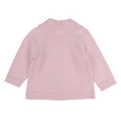 Picture of Rigola Girls Little Blossom Winter Knit Longer Cardigan/Jacket - Pink