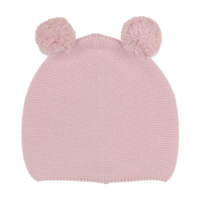 Picture of Rigola Girls Little Blossom Double Pom Pom Beanie - Pink
