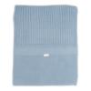Picture of Rigola Baby Boys Pamper Blue Raised Knit Organic Cotton Shawl - Blue