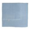 Picture of Rigola Baby Boys Pamper Blue Raised Knit Organic Cotton Shawl - Blue