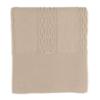 Picture of Rigola Baby Boys Imperial Chess Raised Knit Organic Cotton Shawl - Beige