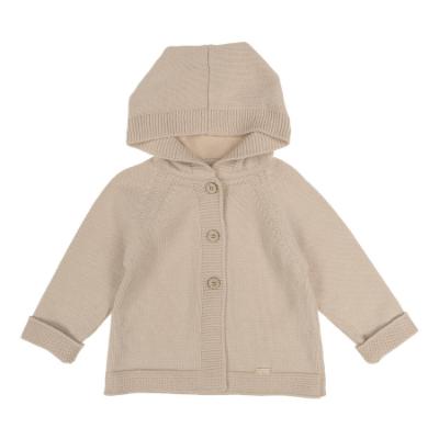 Picture of Rigola Boys Imperial Chess Winter Knit Hooded Cardigan/Jacket - Beige