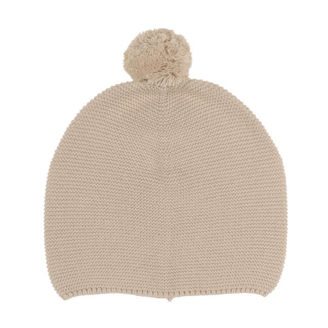 Picture of Rigola Boys Imperial Chess Single Pom Beanie - Beige