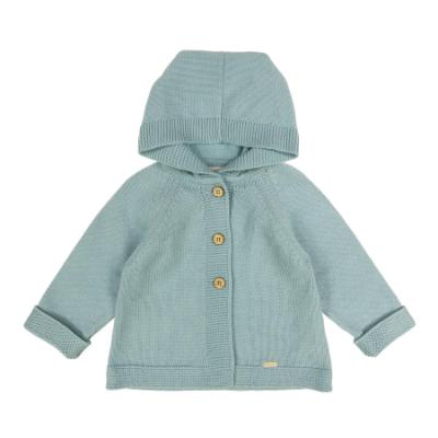 Picture of Rigola Boys Noble Green Winter Knit Hooded Cardigan/Jacket - Green