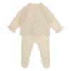 Picture of Rigola Baby Girls Elegant Chess Knitted Top & Legging Set X 2 - Cream