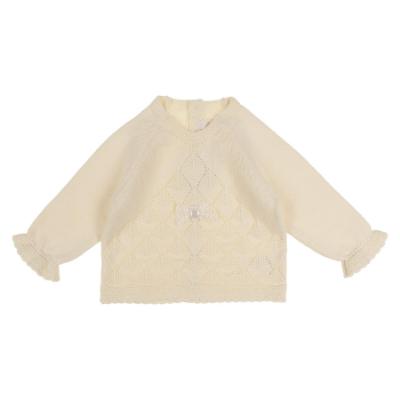 Picture of Rigola Baby Girls Elegant Chess Knitted Top & Legging Set X 2 - Cream