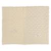 Picture of Rigola Baby Girls Elegant Chess Raised Knit Organic Cotton Shawl - Beige