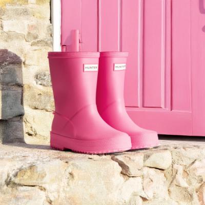 Picture of Hunter Little Kids First Classic Rainboots - Bright Pink