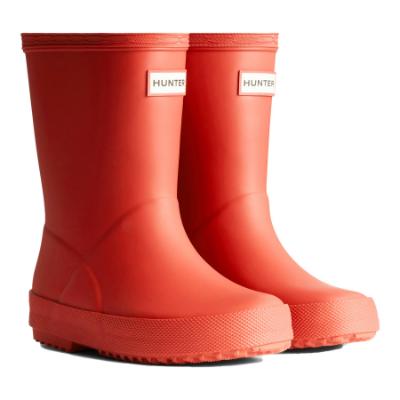 Picture of Hunter Little Kids First Classic Rainboots - Military Red