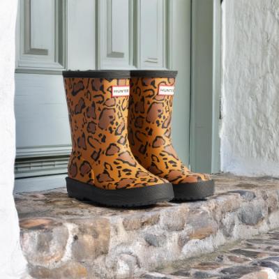 Picture of Hunter Little Kids First Classic Leopard Print Rainboots - Leopard