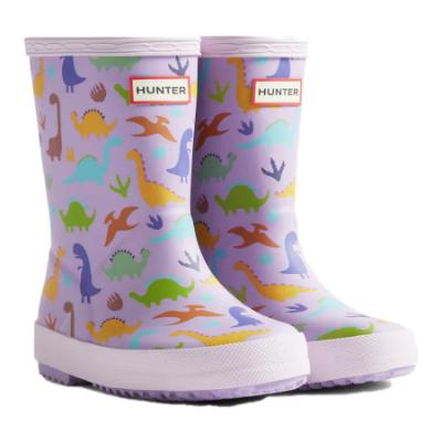 Picture of Hunter Little Kids First Classic Dinosaur Print Rainboots - Multi