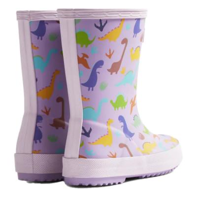 Picture of Hunter Little Kids First Classic Dinosaur Print Rainboots - Multi