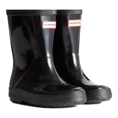 Picture of Hunter Little Kids First Classic Gloss Rainboots - Black