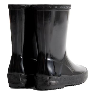 Picture of Hunter Little Kids First Classic Gloss Rainboots - Black