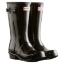 Picture of Hunter Original Big Kids Gloss Wellington Boots - Black