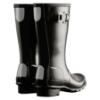Picture of Hunter Original Big Kids Gloss Wellington Boots - Black